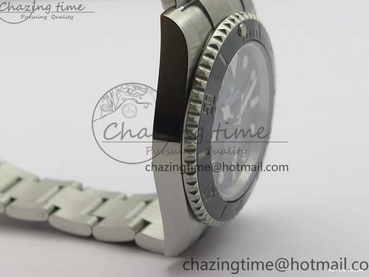 1221 Submariner 114060 No Date Black Ceramic ZZF 904L 1:1 Best Edition on SS Bracelet A Original 2989